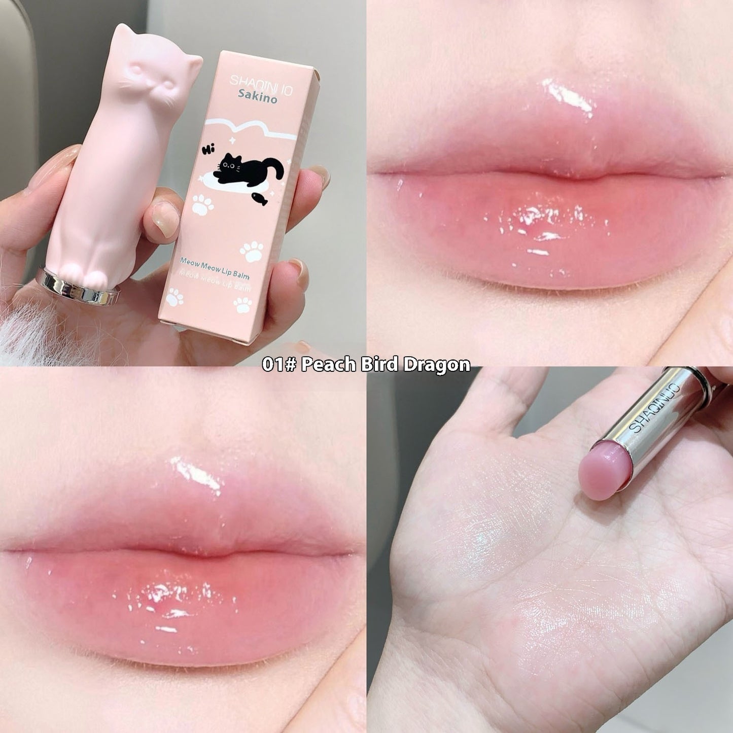 Meow Meow Moisturizing Colored Lipstick Anti-chapping Fade Lip Lines