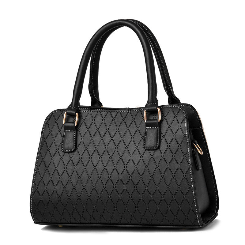 Fashion Color Matching Ladies Handbags European and American Atmosphere Large Capacity