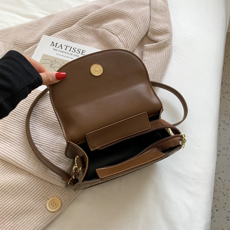 Women's Checkered Print Personality Daily Commuter Handbags