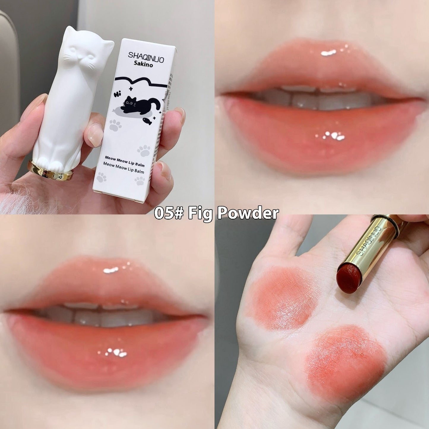 Meow Meow Moisturizing Colored Lipstick Anti-chapping Fade Lip Lines