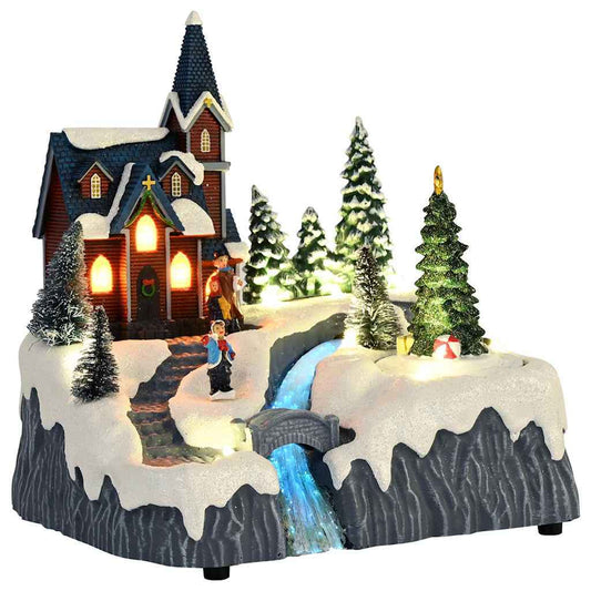 Christmas Village Decoration Multicolored 20.5 x 17 x 21 cm