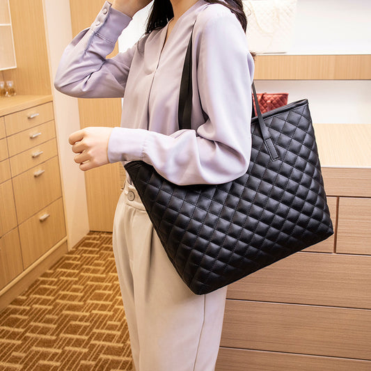 Fashion Rhombus Women's Portable Shoulder Bag